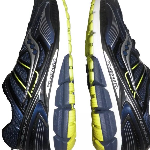 Men's 9.5 Wide Saucony Echelon 5 Running Shoes Flat Arches Neutral Gaits - Picture 5 of 11